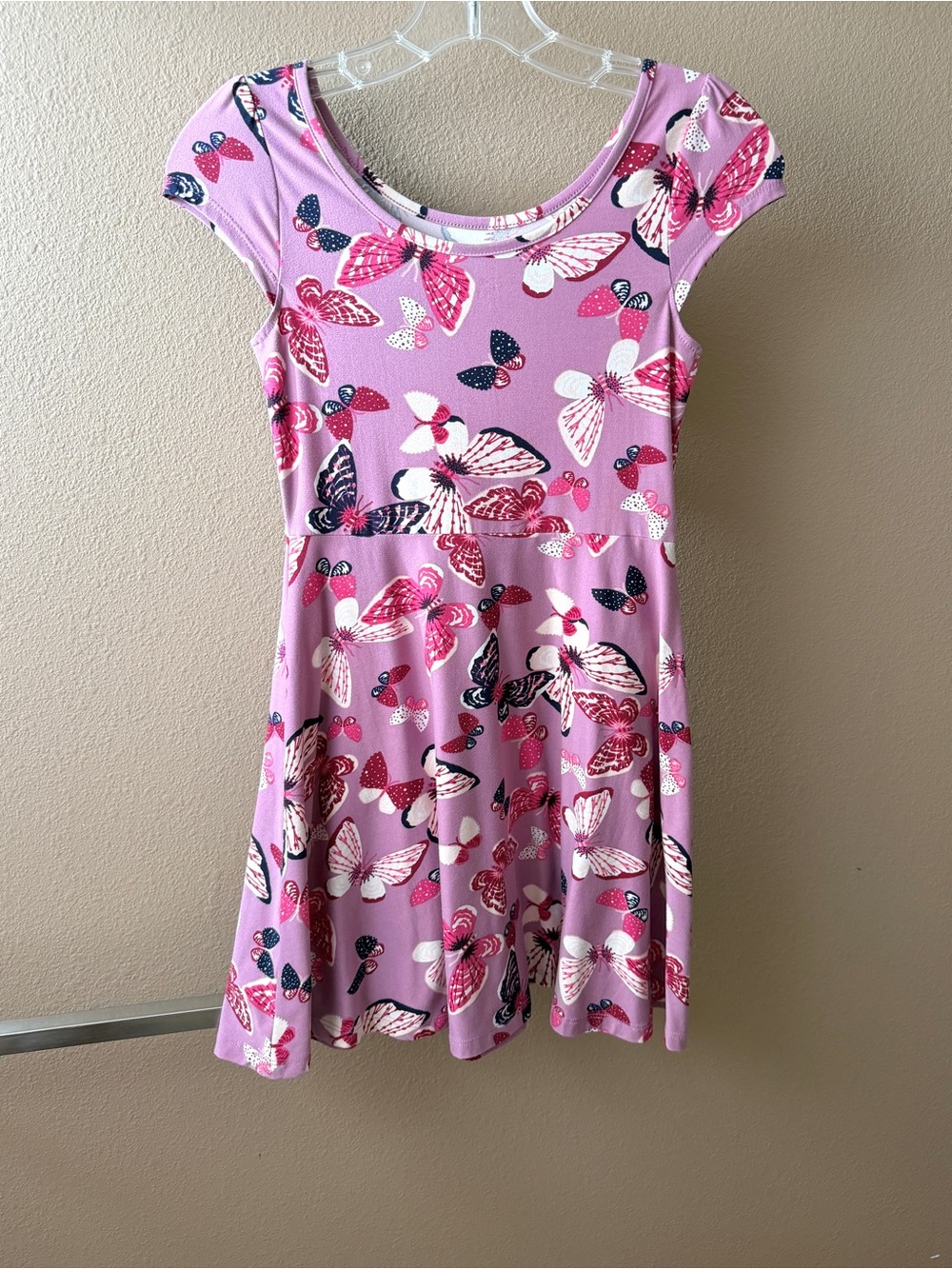 💥5/$15 EUC Lilac Butterfly Dress
